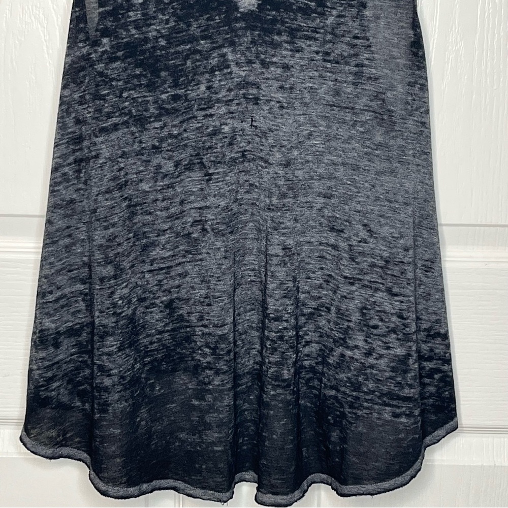 Free People Black Burnout Tank Top Sz L We The Free - Picture 4 of 10